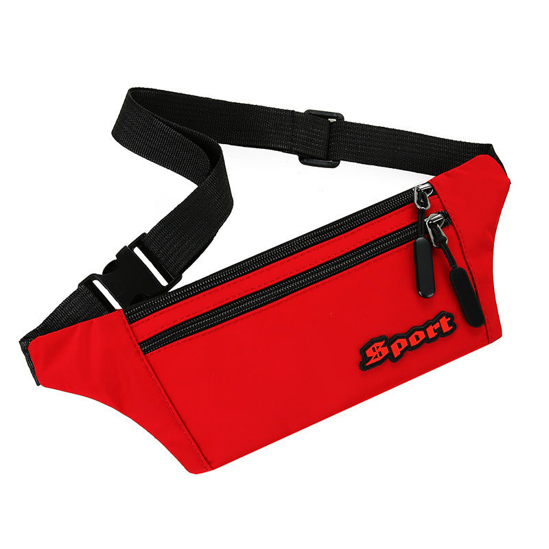 New niche men's messenger bag fashion spring and summer multi-functional breast bag fitness outdoor sports mobile phone fanny pack women