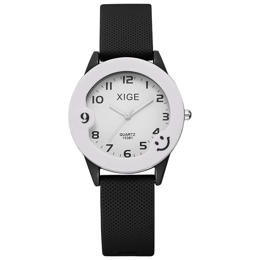 Kids' waterproof quartz watch - candy color minimalist silicone sports gift watch - toy watch - waterproof children's watch