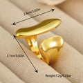 Fashion geometric adjustable ring set for women, bridal wedding bohemian shiny ring