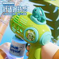 New bubble blower for boys and girls - little yellow duck automatic electric handheld bubble gun toy with bubble solution for outdoor use