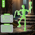 [light-in-the-dark green] assembled skeleton building block man*opp bag