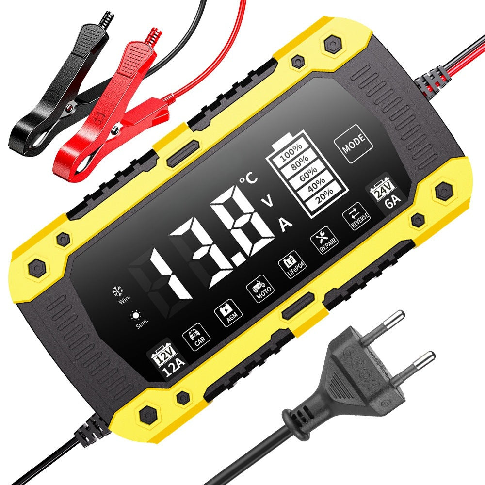 new 12v12a24v6a lifepo4 14.6v 29.2v car and motorcycle battery charging