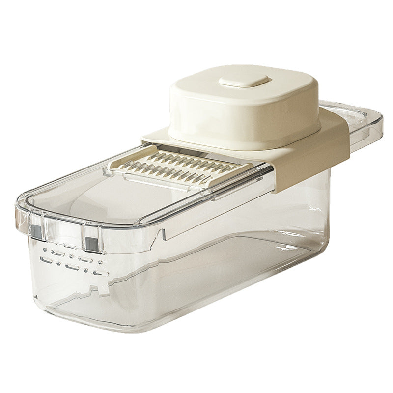 Vegetable slicer & grater set - multi-purpose kitchen tool for home use: shreds potatoes, slices lemons, and grates radishes & cucumbers
