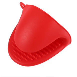 Heat-resistant oven mitts, kitchen utensil clips, silicone non-slip baking oven microwave plate grippers, 43g