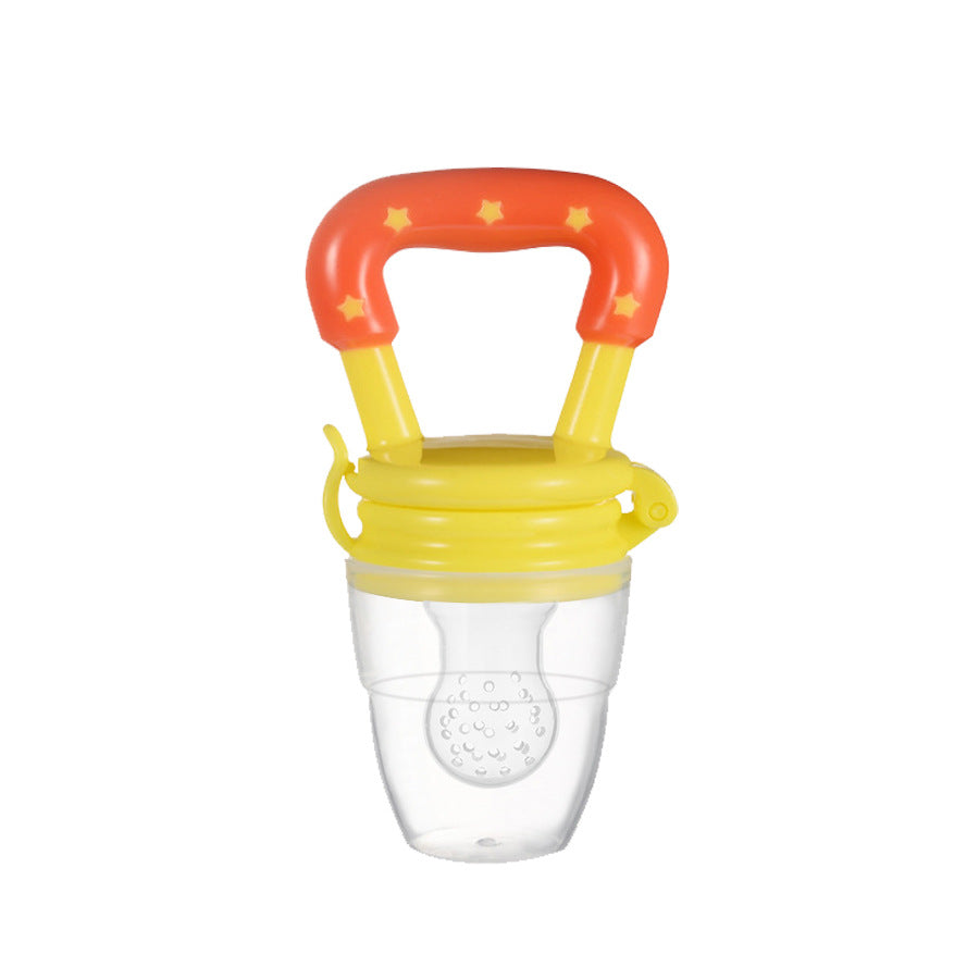Directly from the manufacturer, baby fruit and vegetable music, fruit complementary food bite music, silicone mesh bag baby feeding tableware