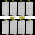 Employee locker factory four-door six-door shoe dormitory locker bathroom changing wardrobe with lock 24-door iron cabinet