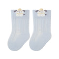 Babylon baby mid-calf socks combed cotton mesh cartoon kids socks spring and summer new arrival loose mouth anti-mosquito socks category a