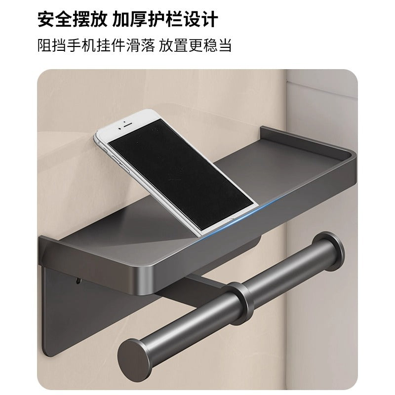Bathroom toilet paper box high-end hotel toilet tissue box paper box storage rack roll paper rack bathroom storage rack