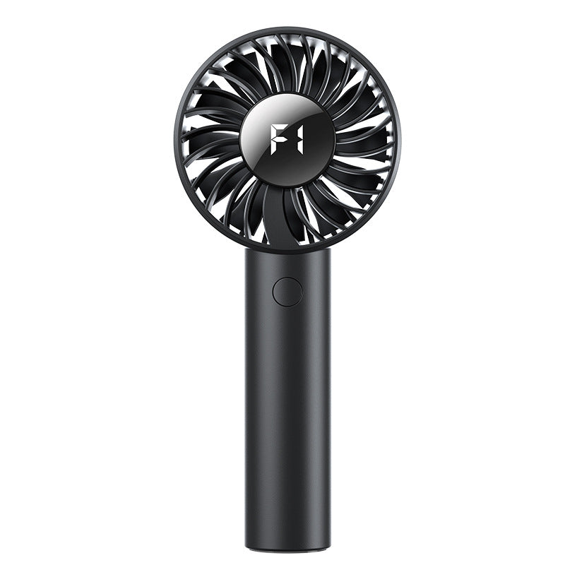 new arrival handheld small fan usb rechargeable portable mini fan for home desktop high wind digital display fan