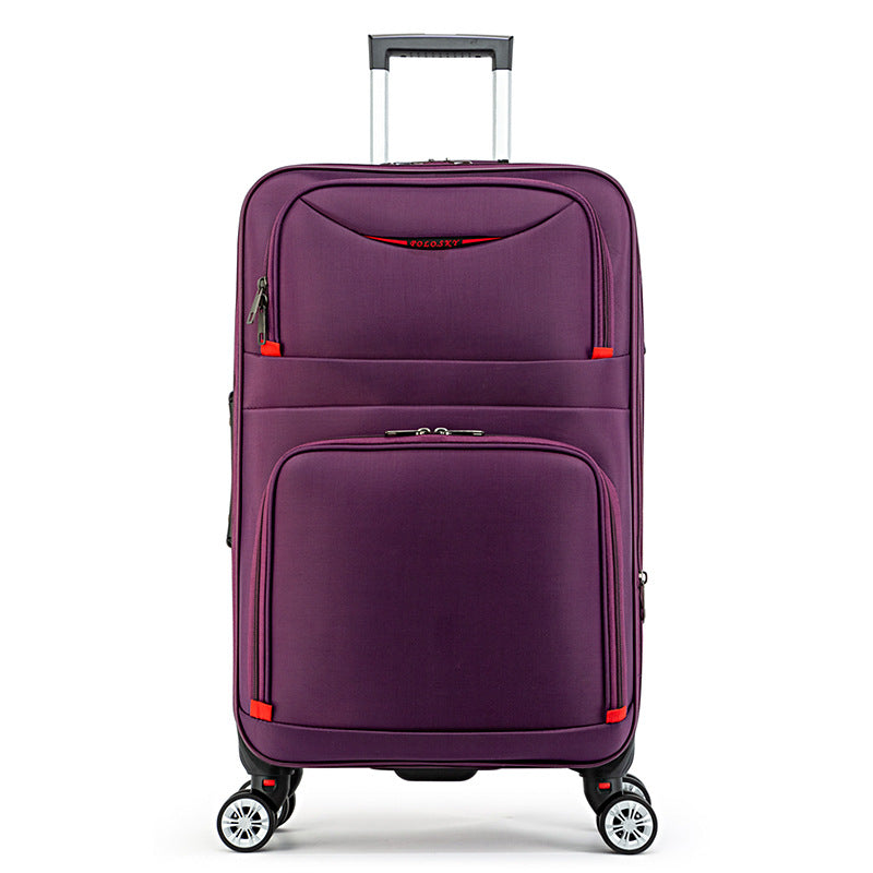 Processing custom large-capacity suitcase men's trolley case Oxford cloth universal wheel password suitcase children's leather luggage