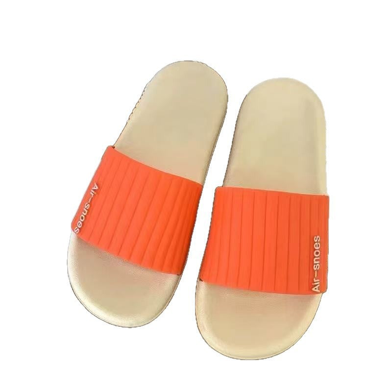 2026 new men's slippers - summer fashion indoor home anti-slip bathroom couple korean style soft sole sandals - wholesale