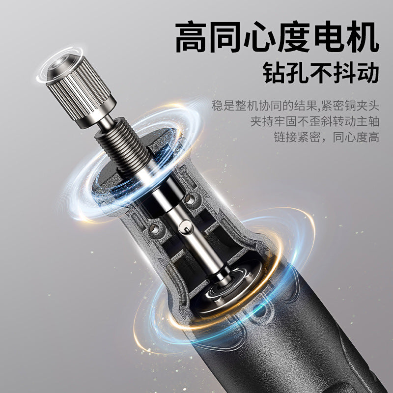Ai Ruidun Pearl Punch Small Electric Jade Wenwan Reaming Open Bracelet Drilling Walnut Drilling Machine Electric Grinding