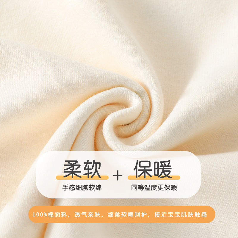 Baby fall and winter cotton chinese style chinese style one-piece khaki newborn baby crawling clothes outing clothes bag butt clothes