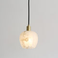 Art lamp cross-border modern simple light luxury marble bedroom bedside small chandelier entrance creative stylish designer