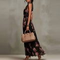women's summer new arrivals:  cross-border fashion - elegant printed halter neck bodycon dress
