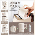 Travel portable water kettle 304 stainless steel foldable electric water kettle dormitory noodle cooking mini small cross-border strict