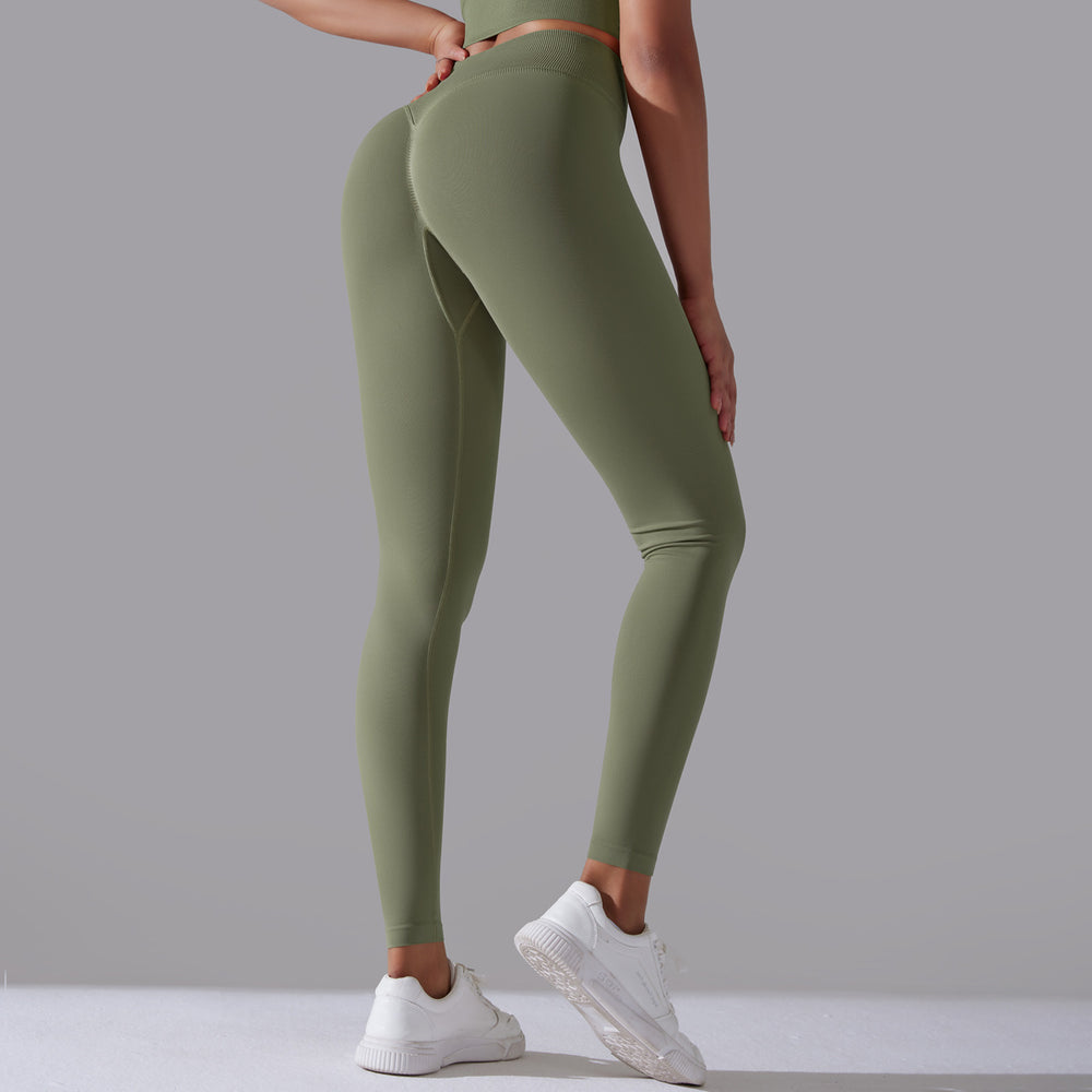new arrival seamless peach pants high waist hip lifting tight yoga pants quick-drying sports running sweat-absorbent fitness pants