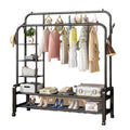 Simple clothes drying rack floor-standing for home clothes rack bedroom dormitory coat rack indoor balcony clothes drying clothes pole rack
