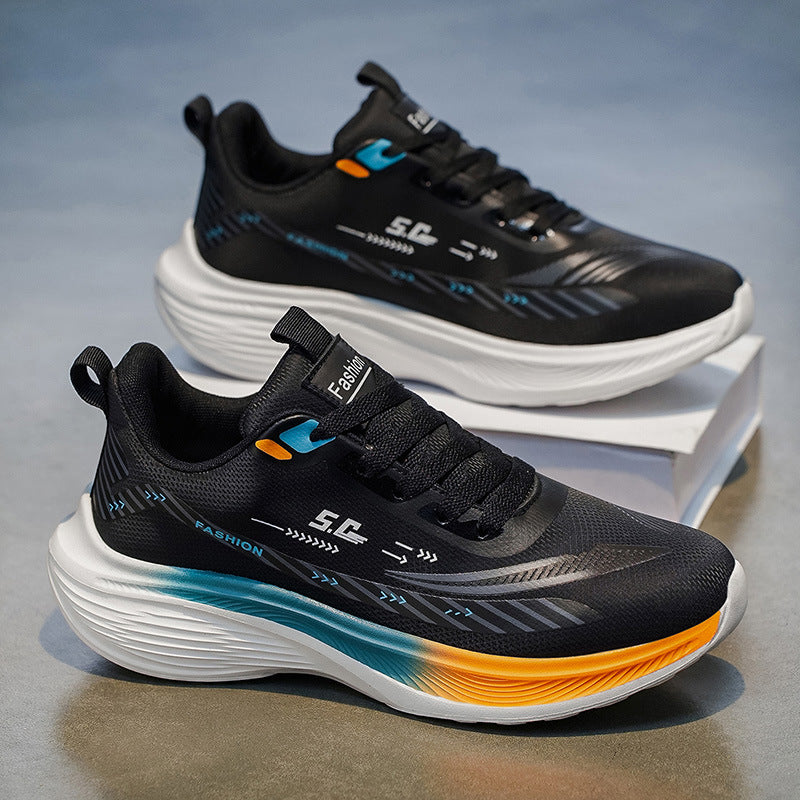 Men's shoes 2025 new spring collection: versatile soft-soled sneakers, ultra-lightweight casual, anti-slip, and durable men's running shoes
