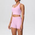 Fashionnew arrivalhigh waist hip lifting tight yoga wear shortsuitoutwear beautiful back quick-drying breathable running fitness wear