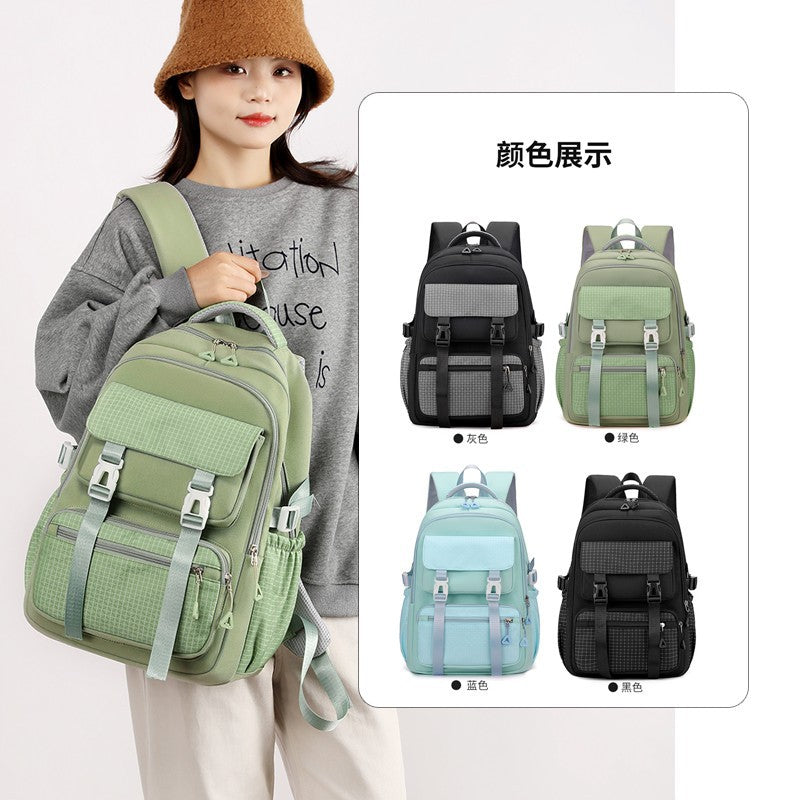 Cross-border new primary school students backpack women's outdoor sports and leisure travel backpack multi-layer storage junior high school backpack