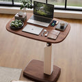 Saddle leather adjustable side table for home bedside table medieval style living room coffee table small table movable bedside computer table