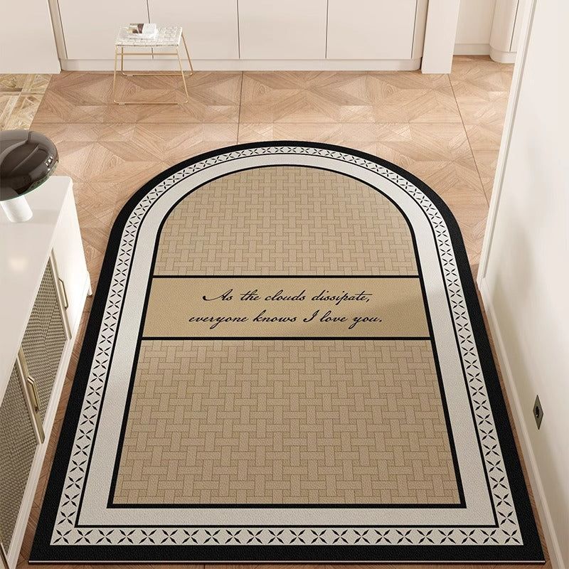 High-end doormat for entryway, home anti-slip floor mat,  new style, minimalist modern luxury, no-wash