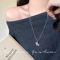 Instant wealth silver pony necklace - women's 2026 new fashion sweater chain - light luxury high-end clothing accessory