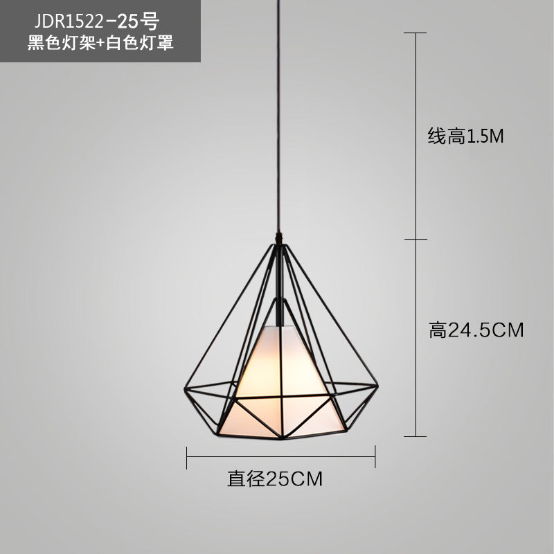 Modern simple Nordic restaurant chandelier, personalized creative dining table bar living room dining room catering shop commercial lighting
