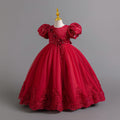 Ready-to-ship new girls' evening gown lace sequin princess dress piano performance dress children's dress