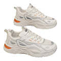 Men's shoes 2025 new trendy spring breathable athletic casual shoes running versatile student mesh height increasing chunky sneakers