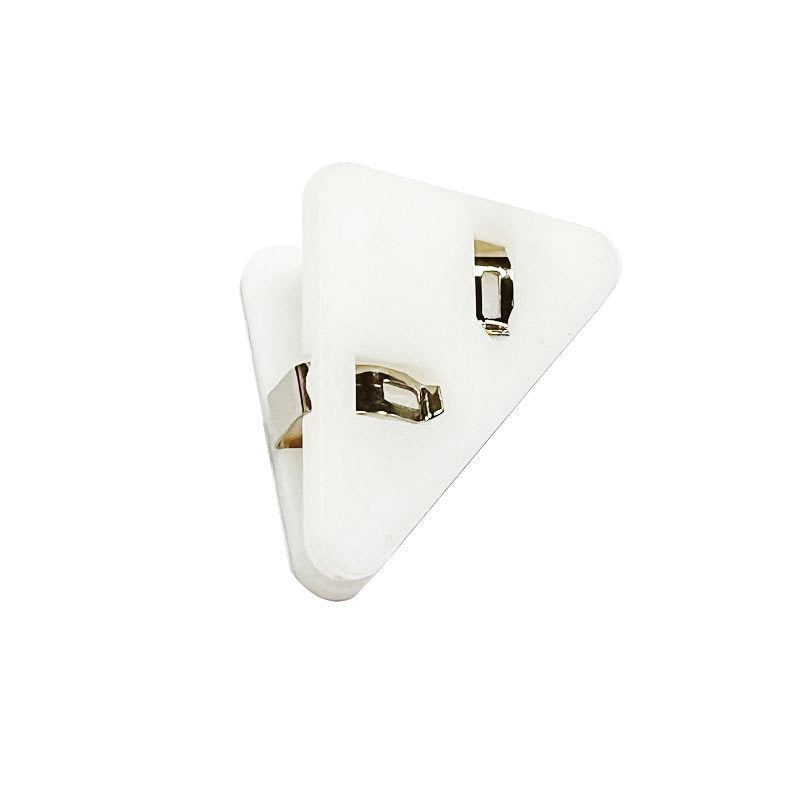 Simple Japanese corner clip, matte bill clip, student test paper data storage, anti-warping edge triangle clip wholesale
