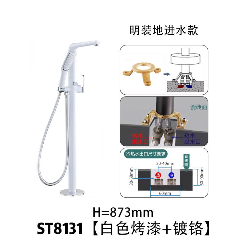 Sannora bathroom small apartment acrylic crescent thin edge adult independent bathtub 1.5-1 meters