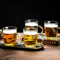 Beer mug draft beer cup for home glass water cup high-end with handle large capacity cup new arrival commercial wholesale