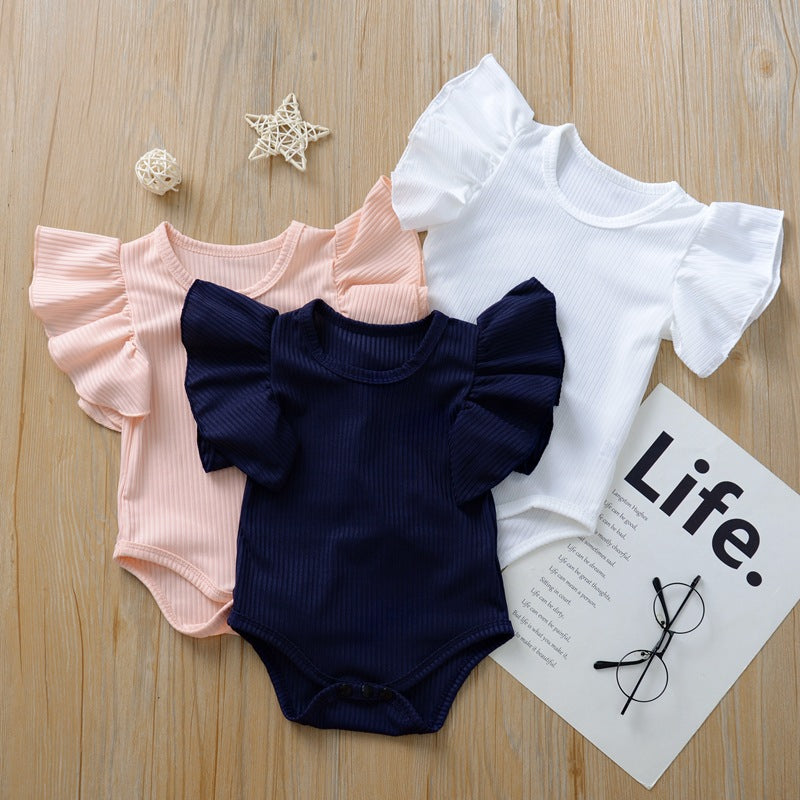 Children's summer jumpsuit ha kids vest girls insfashion cross-border romper jumpsuit short sleeve