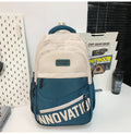 Air cushion back panel backpack - premium casual travel backpack for high school and college students, couples, and university students - thick, durable, and stain-resistant book bag