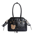 2025 autumn new arrival: large capacity commuter shoulder & crossbody tote bag - vintage oil wax leather handbag, premium women's bag