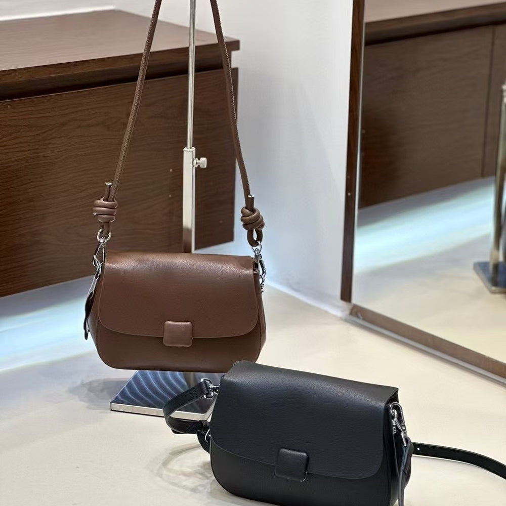 Women's bag 2023 spring collection: mori girl style, niche design, affordable luxury, shoulder & crossbody bag, trendy & chic, viral tiktok style, vintage soft leather