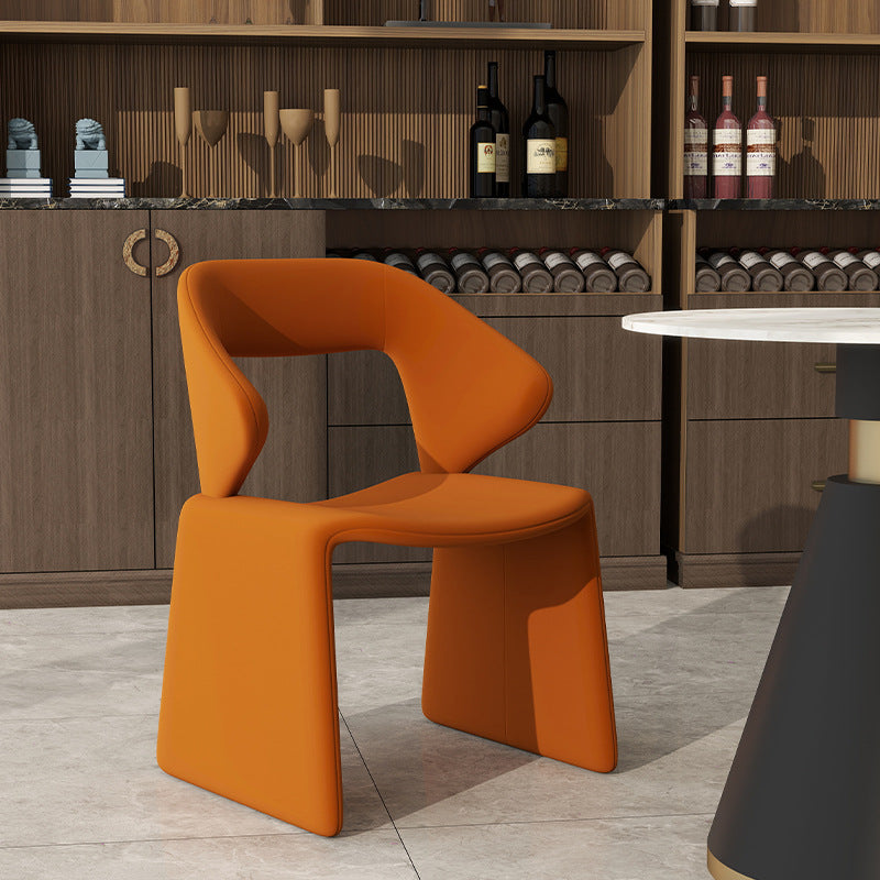 Milo sales office reception desk set - table and four chairs for consultations, modern style for photography studios, business hotels, and dining