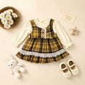 Autumn sweet two-piece style girls' dress - simple, elegant, and adorable - dreamy and super cute dress for