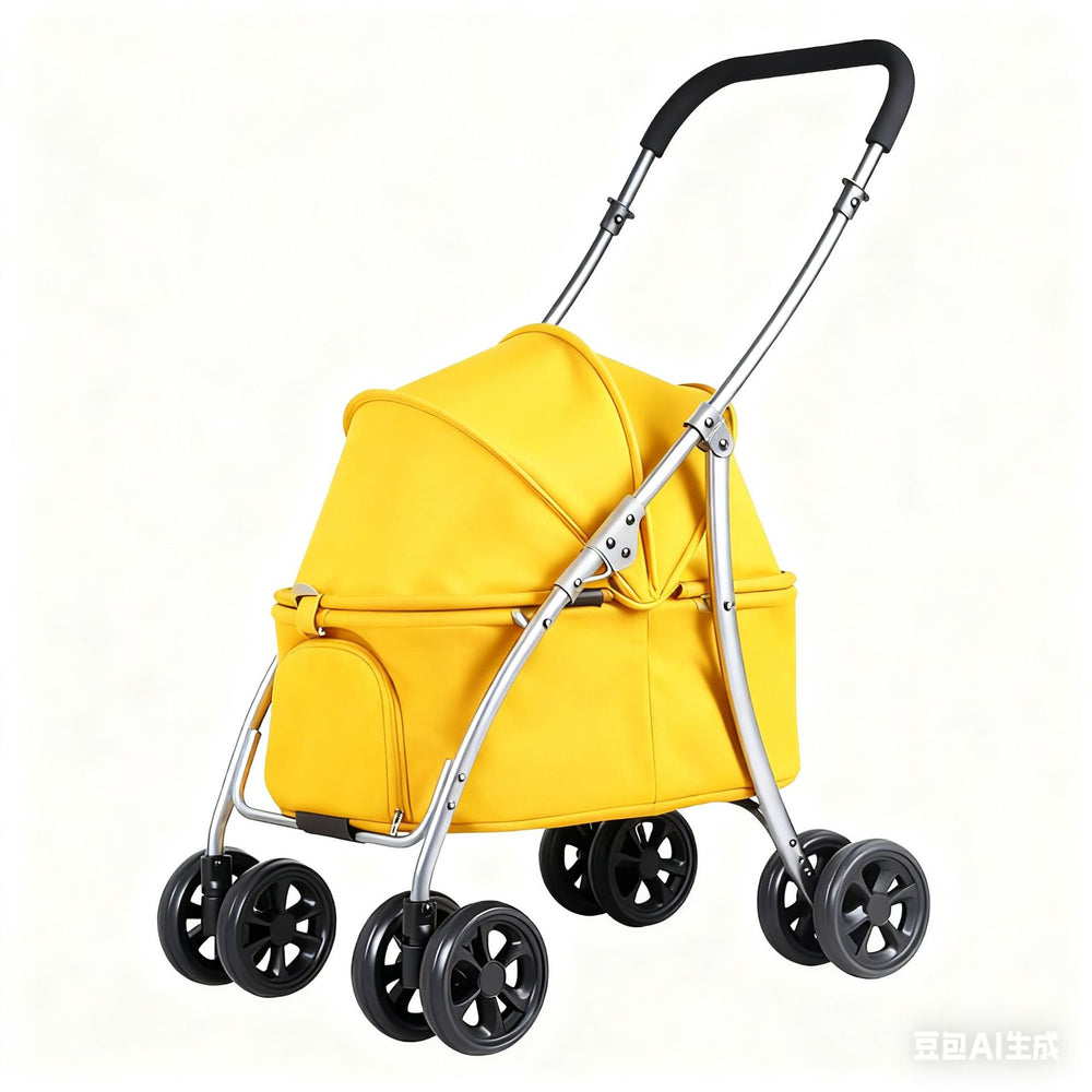 Pet stroller - lightweight & foldable for cats, puppies, and small dogs - perfect for outdoor adventures
