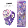 Tiktok live anime flip projector watch - avengers spider-man retractable electronic watch - kids' toy gift