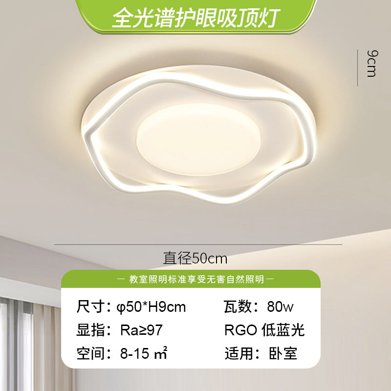 LED living room ceiling light cream wind living room main light bedroom light whole house home decoration lighting fixtures Zhongshan full spectrum