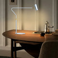 Retractable led desk lamp - dimmable, color temperature adjustable, usb powered, minimalist design for living room, bedroom, eye protection, study, and office