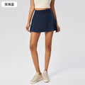 Summer fake two-piece sports skirt for women to cover crotch slimming look lined tennis skirt ice-like quick-drying yoga skirt d25010