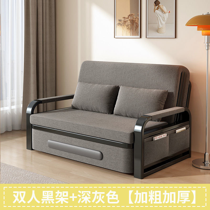 Sofa bed foldable dual-purpose small apartment retractable bed single popular style living room balcony multifunctional bed 2025new arrival