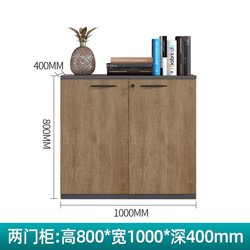 File cabinet low cabinet office storage cabinet drawer with lock information cabinet floor cabinet tea cabinet wooden
