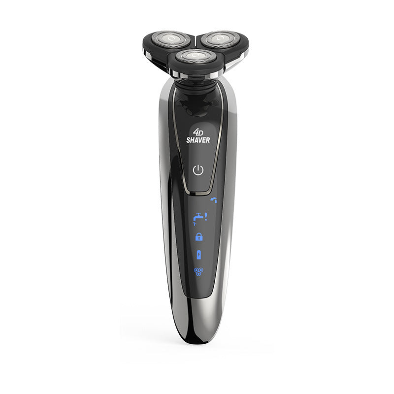 Multifunctional 4d full body washable electric shaver for men, rechargeable razor, wholesale portable