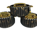 Black gold pattern