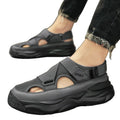 Crocs men's shoes machine breathable thick soft bottom easiest for matchcasualfashion sports sandals non-slipcut out half-toe shoes toe cap